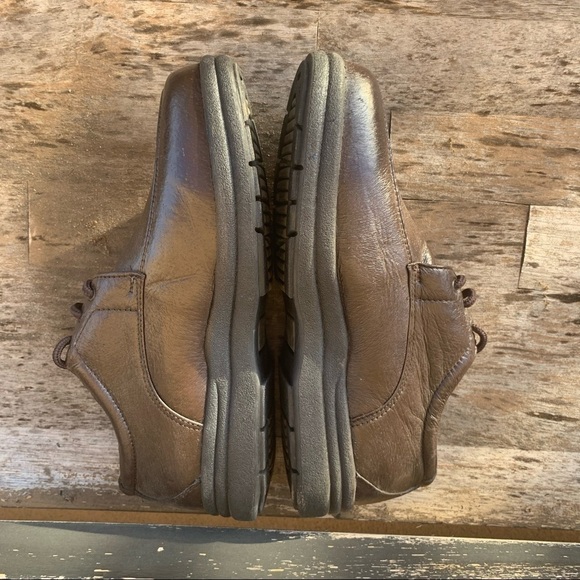 JOHN BLAIR MEN OXFORD SHOES Sz 7W LACE UP COMFORTABLE LEATHER SHOES BROWN - Picture 7 of 9